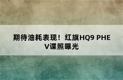 期待油耗表现！红旗HQ9 PHEV谍照曝光